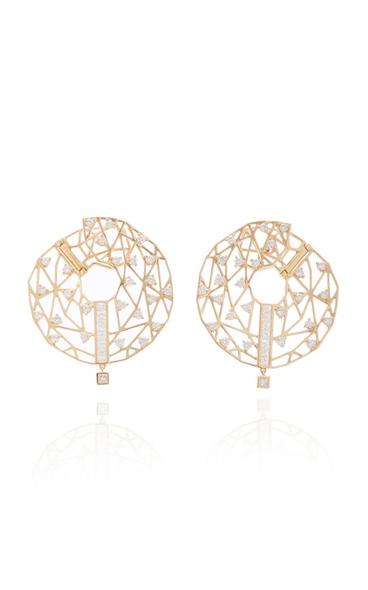 Hueb Gold And Diamond Earrings
