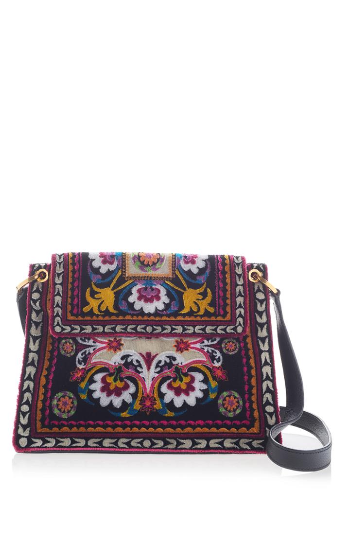 Etro Embroidered Shoulder Bag