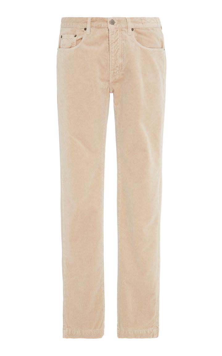 Massimo Alba Cotton-velvet Slim-leg Pants