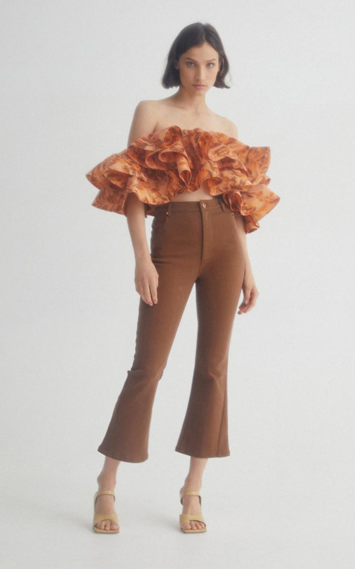 Moda Operandi Acler Naples Off-the-shoulder Ruffle Top