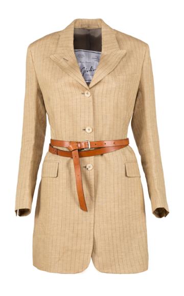 Giuliva Karen Linen Blazer