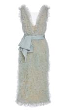 Marchesa Bow-embellished Tulle Dress