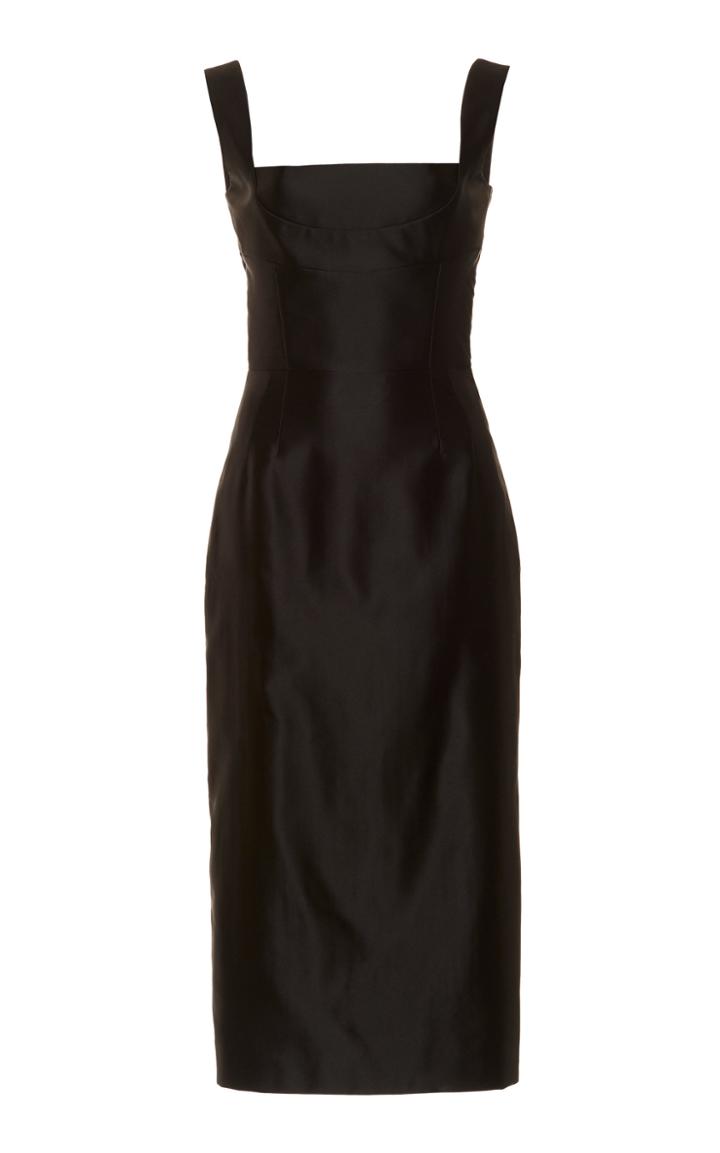 Dolce & Gabbana Duchesse-satin Midi Dress