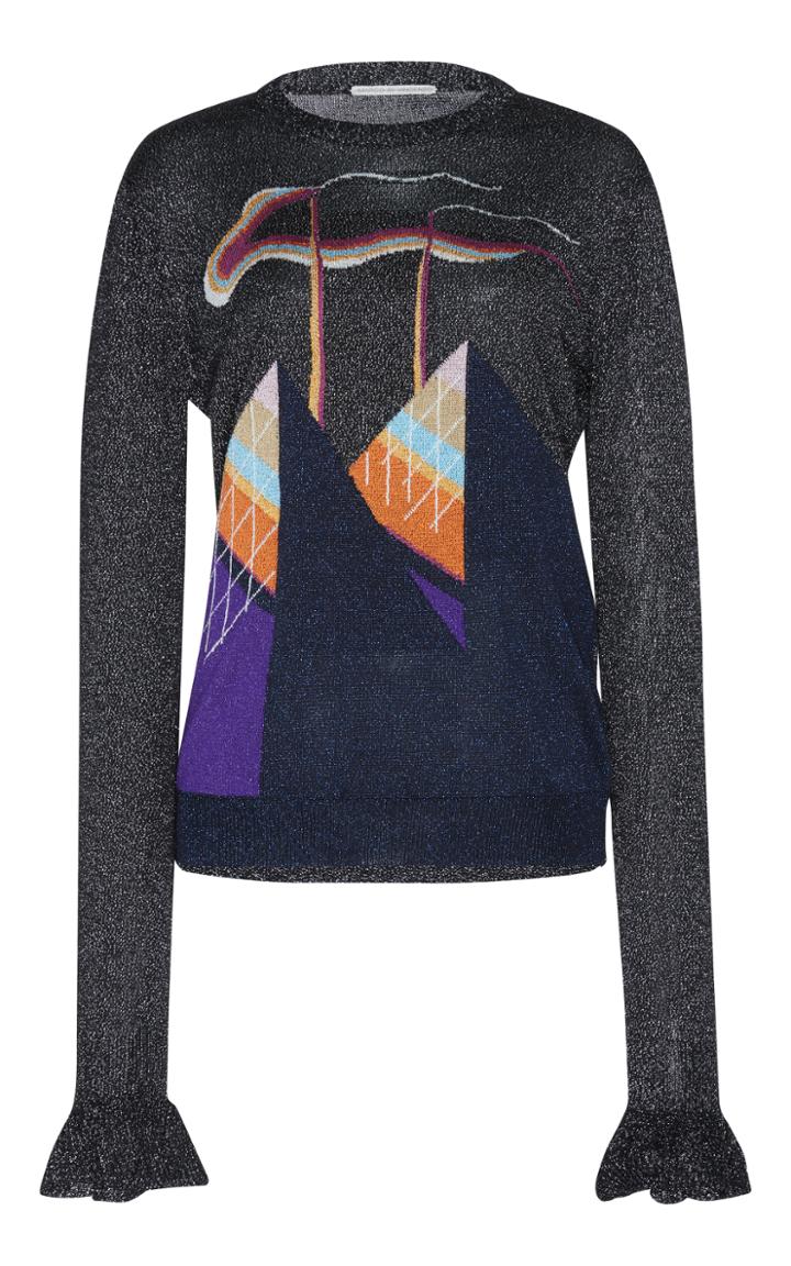 Marco De Vincenzo Knit Crew Neck Top