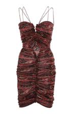 Isabel Marant Wilma Ruched Chiffon Dress