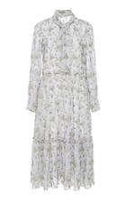 Luisa Beccaria Silk Floral Dress