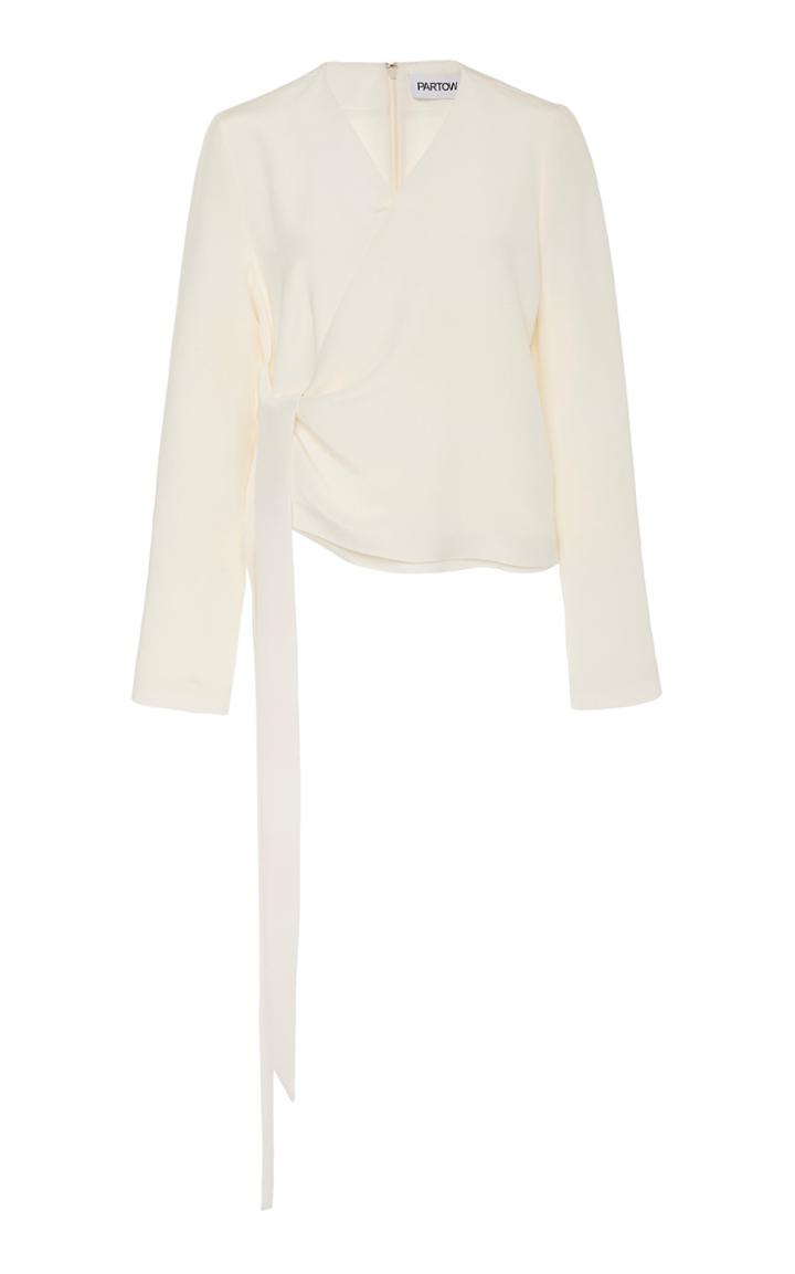 Partow Marquis Chart Silk Top