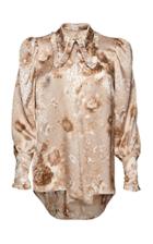Magda Butrym Zurich Floral Satin Blouse