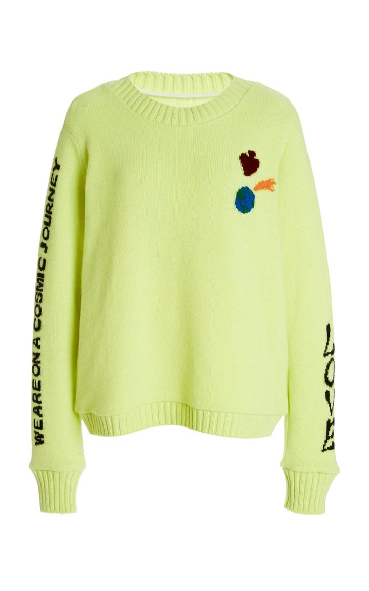 Moda Operandi The Elder Statesman Love Balance Jacquard Sweater