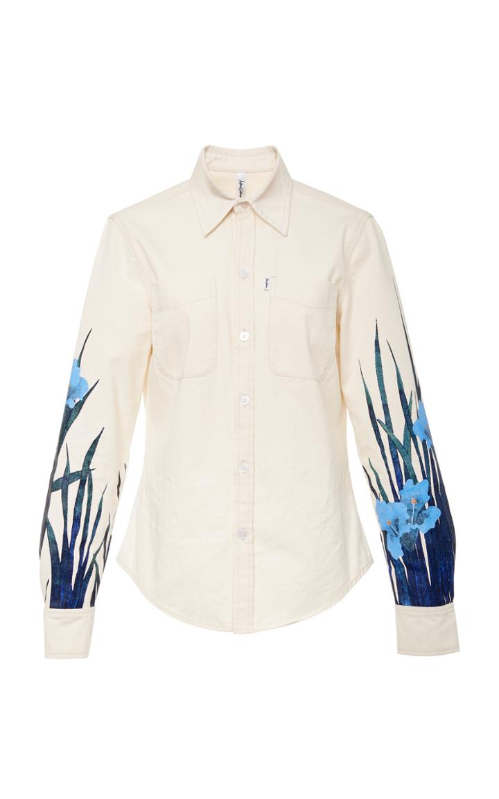 Adam Selman Long Sleeve Work Shirt