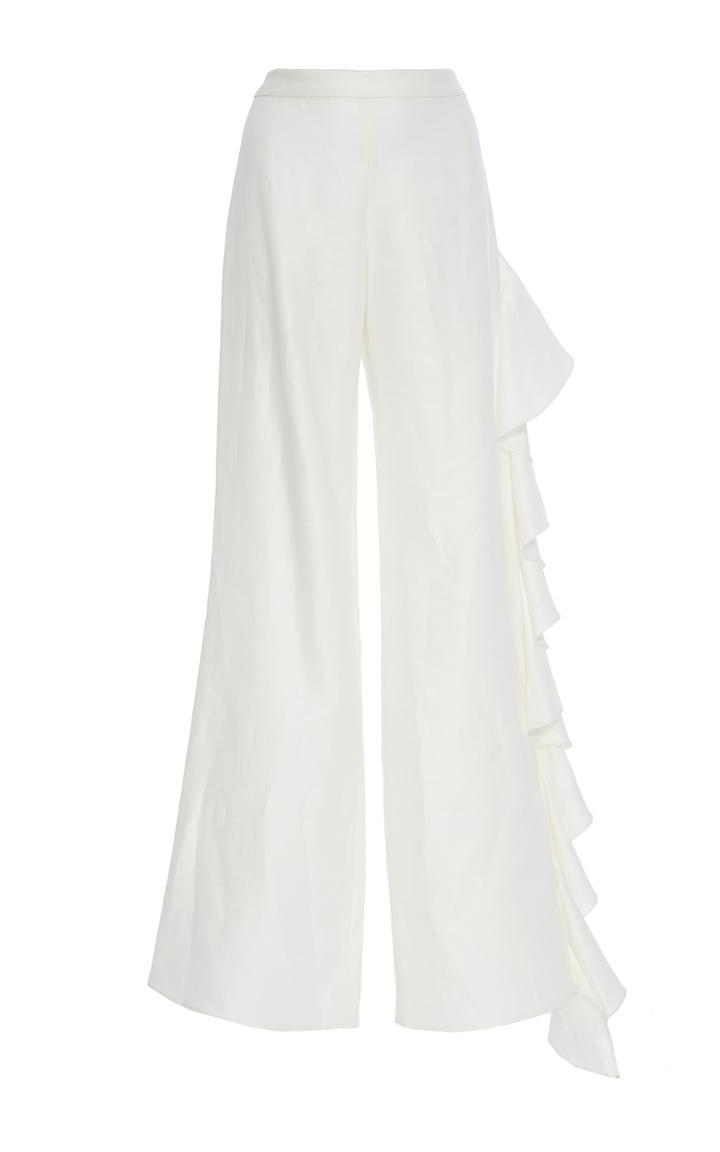 Alexis Nikko Ruffle Cropped Jean