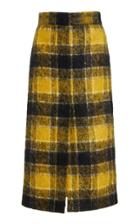 Moda Operandi Red Valentino Tartan Plaid Pencil Skirt