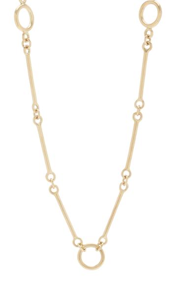 Moda Operandi Rush Jewelry Design Signature Short 18k Yellow Gold Chain