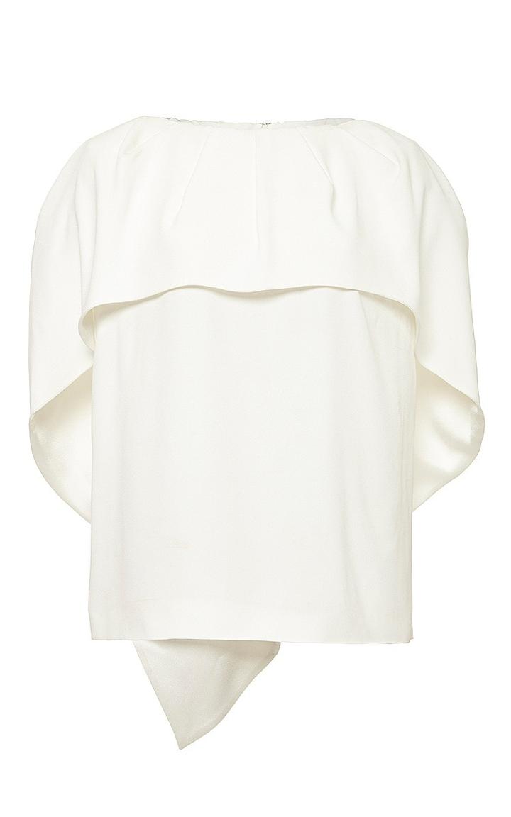 Antonio Berardi Off-white Cape Top