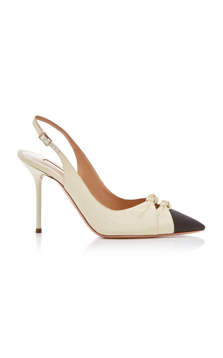 Aquazzura Mondaine Leather Slingback Pump Size: 35
