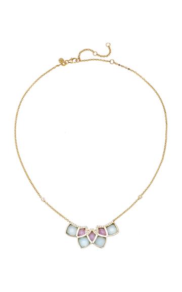 Noush Jewelry Kashan Half Rose Necklace