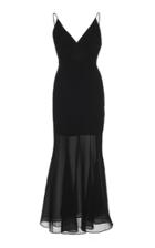 Olivier Theyskens Flared Silk Midi Dress