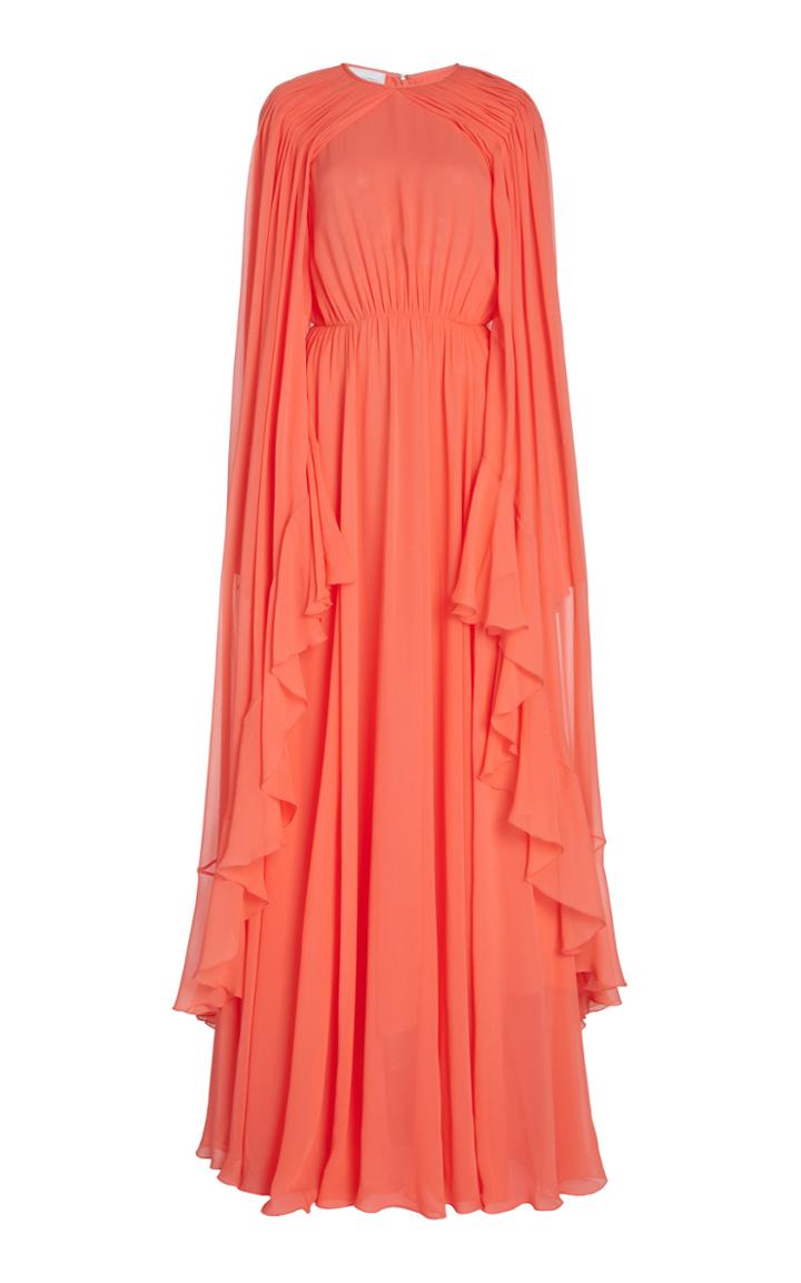 Moda Operandi Giambattista Valli Ruffled Georgette Cape Gown
