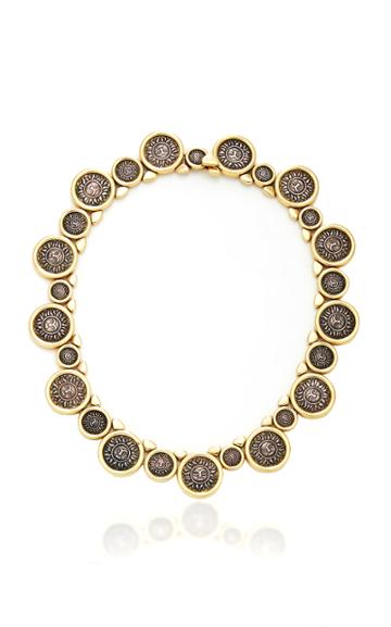 Eleuteri Vintage Bulgari Boules 18k Yellow Gold And Multi-stone Necklace