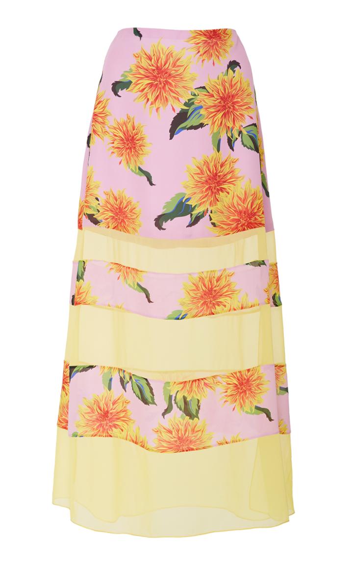 Carolina Herrera Skirt With Transparent Panels