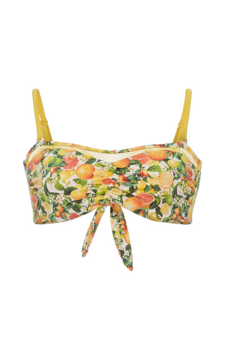Stella Mccartney Grapefruit Bikini Top