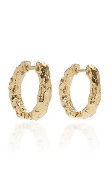 Fie Isolde Alfa Creol 14k Gold Hoop Earrings