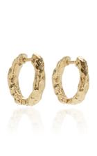 Fie Isolde Alfa Creol 14k Gold Hoop Earrings