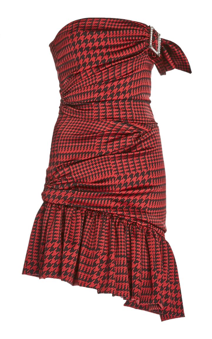 Alexandre Vauthier Strapless Silk Dress