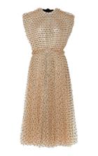 Khaite Alix Polka Dot Tulle Dress