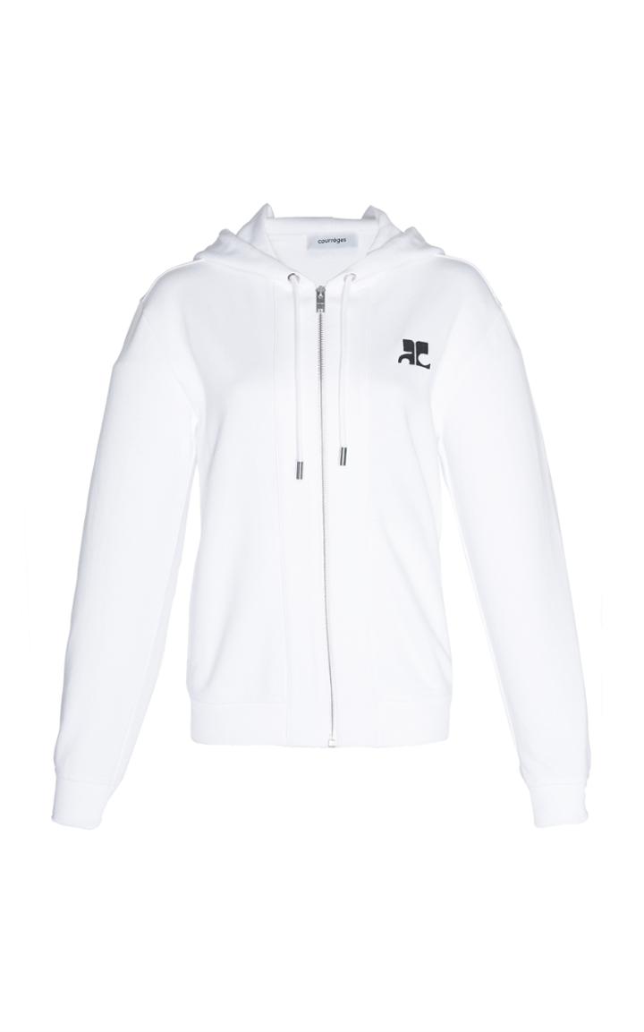 Courrges Molleton Zip Hoodie