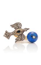 Moda Operandi Arman Sarkisyan 22k Gold And Diamond Sparrow Ring Size: 6