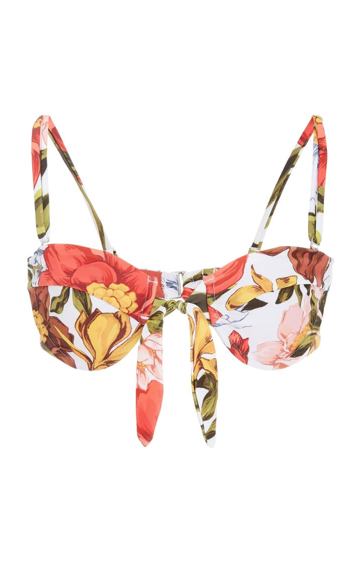 Mara Hoffman Diem Floral-print Bikini Top