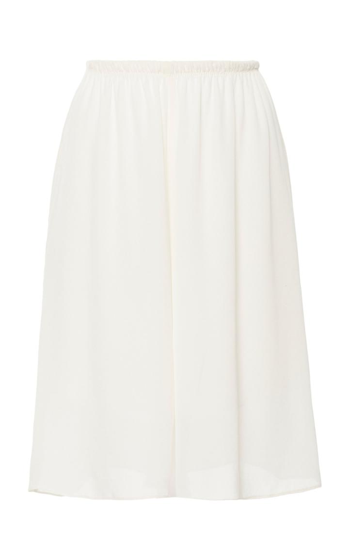 Moda Operandi Vince Paneled Silk Crepe High-rise Short Size: Xxs