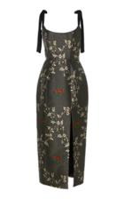 Markarian Monroe Floral-patterned Jacquard Corset Dress