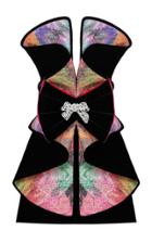 Moda Operandi Raisa Vanessa Strapless Multicloured Detailed Mini Dress With Crystal