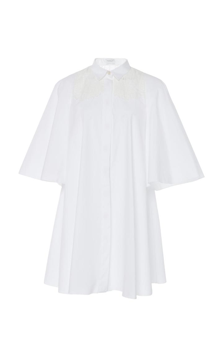 Giambattista Valli Batwing Cotton Mini Dress