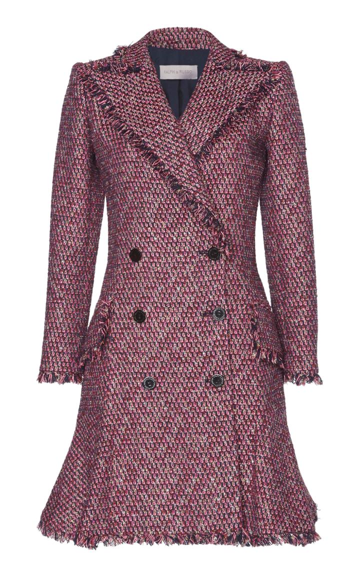 Ralph & Russo Tweed Blazer Mini Dress