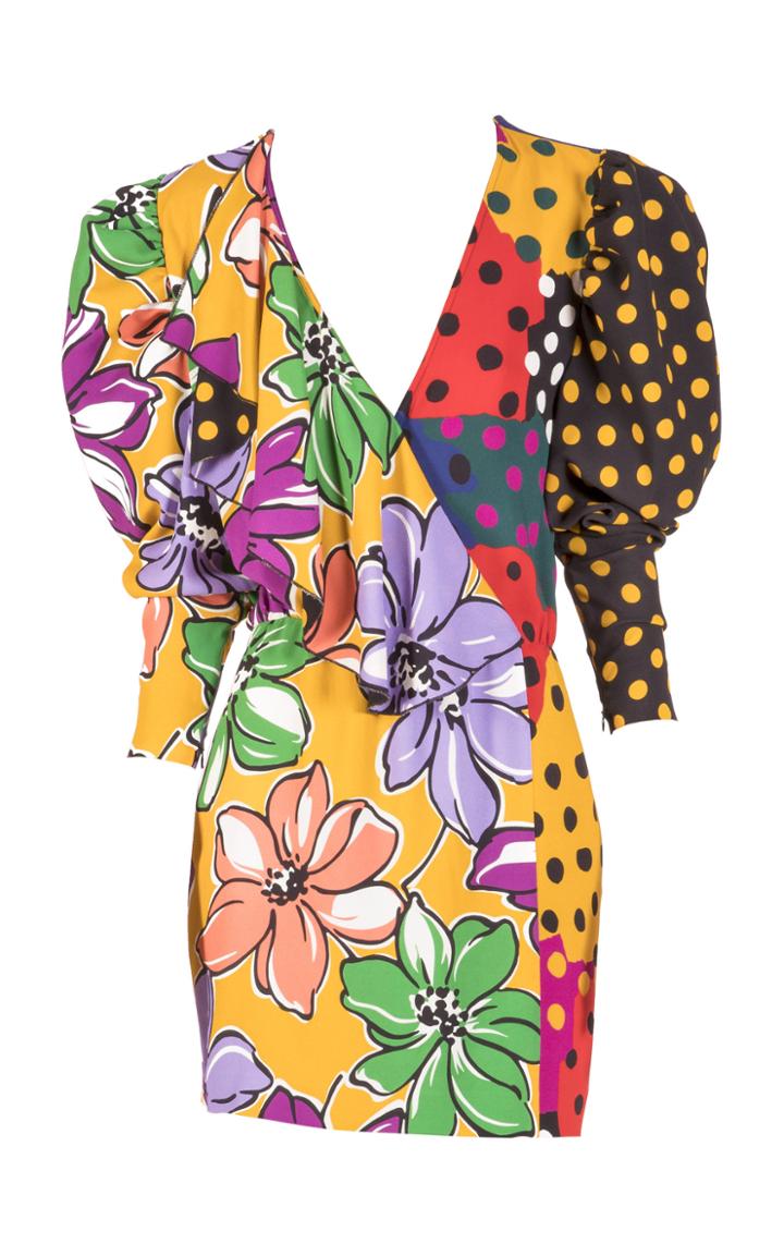 Emanuel Ungaro Ruffle Mini Dress