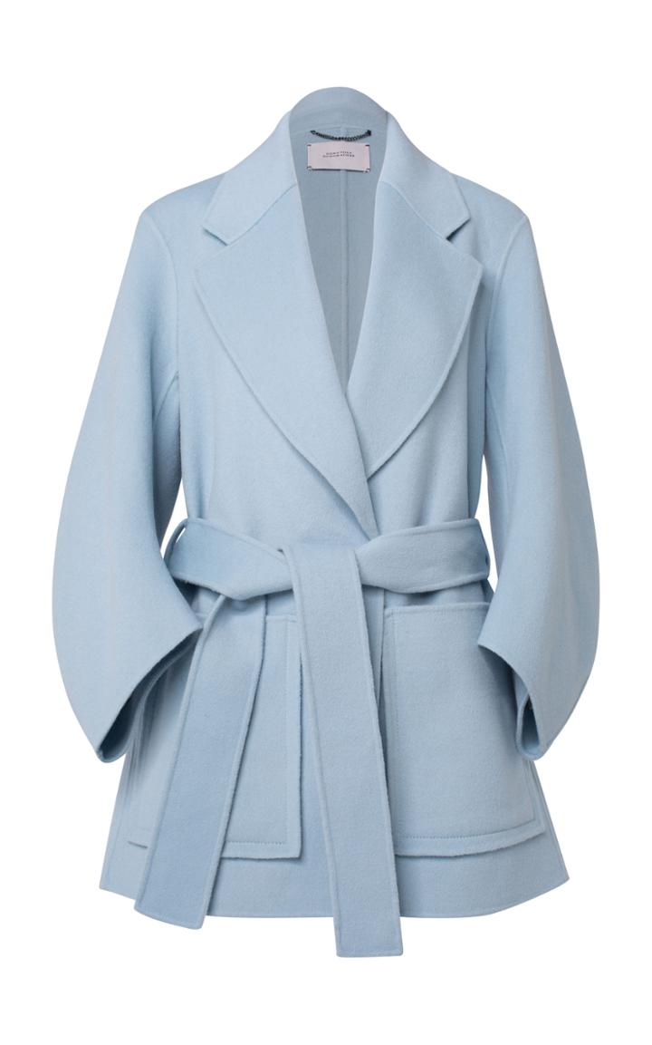 Moda Operandi Dorothee Schumacher Exciting Volumes Belted Wool-blend Jacket