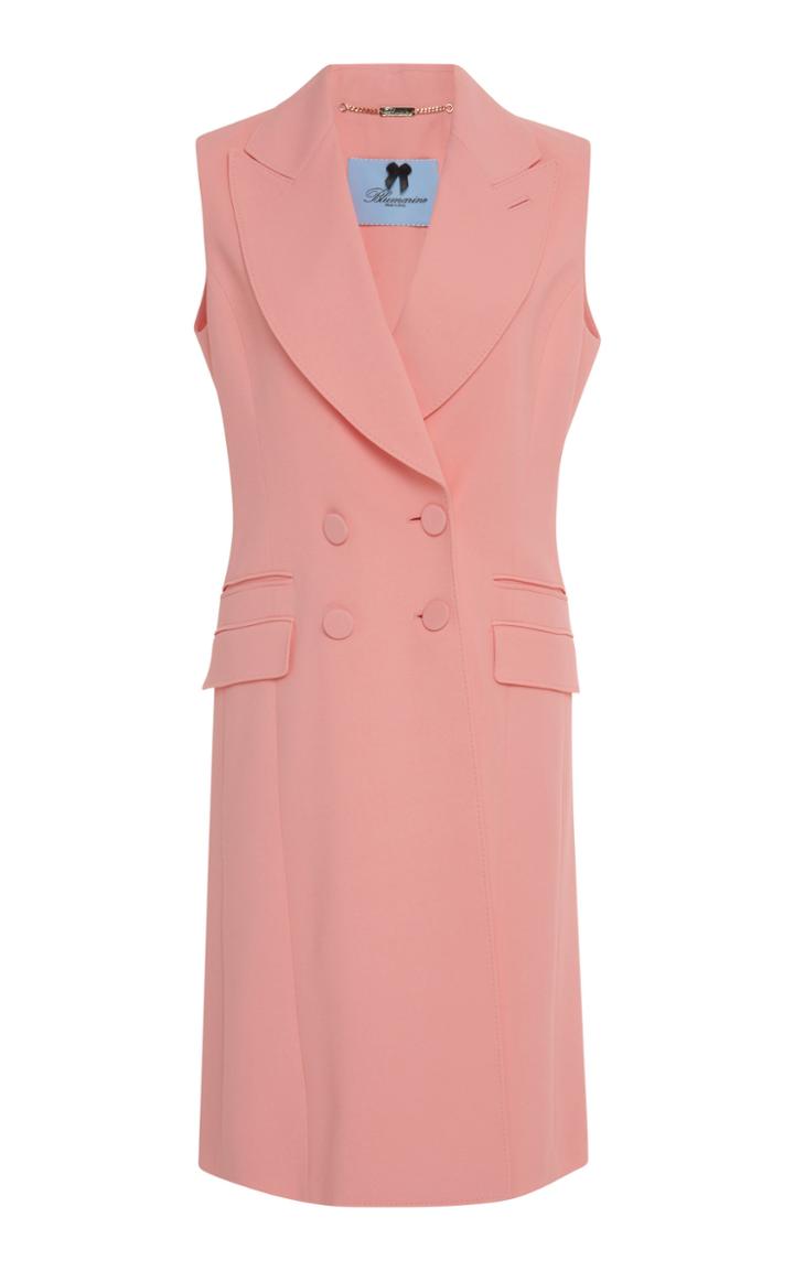 Blumarine Tuxedo Knee Length Dress