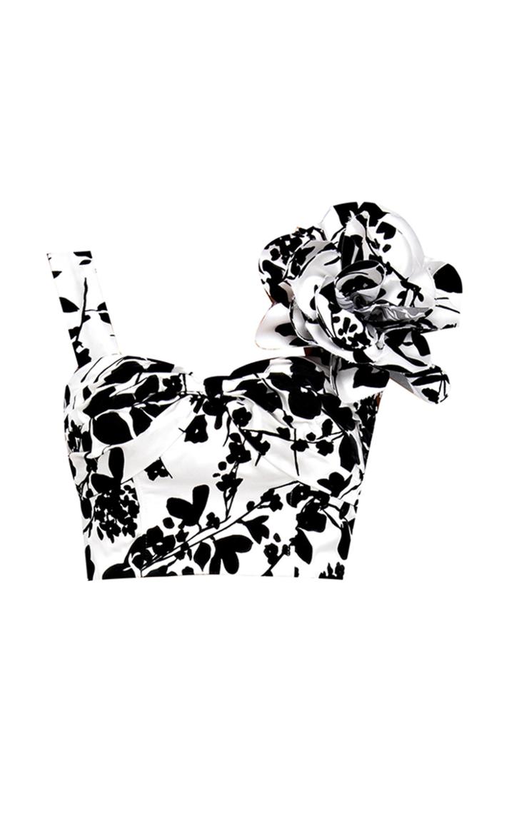 Bambah Seville Velvet Crop Top