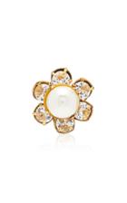 Jennifer Behr Clara Pearl And Crystal Gold-tone Earrings