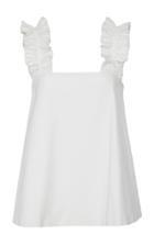 Novis Leffingwell Ruffle Strap Top
