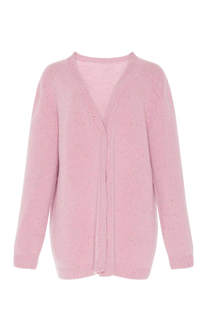 Luisa Beccaria Long Sleeve Knit Cardigan