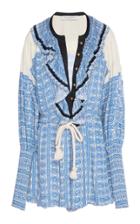 Philosophy Di Lorenzo Serafini Blouson Sleeve Crepe De Chine Romper