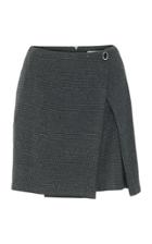 Moda Operandi Remain Bordeaux Wool-blend Mini Skirt