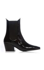By Far Max Patent Leather Ankle Boots