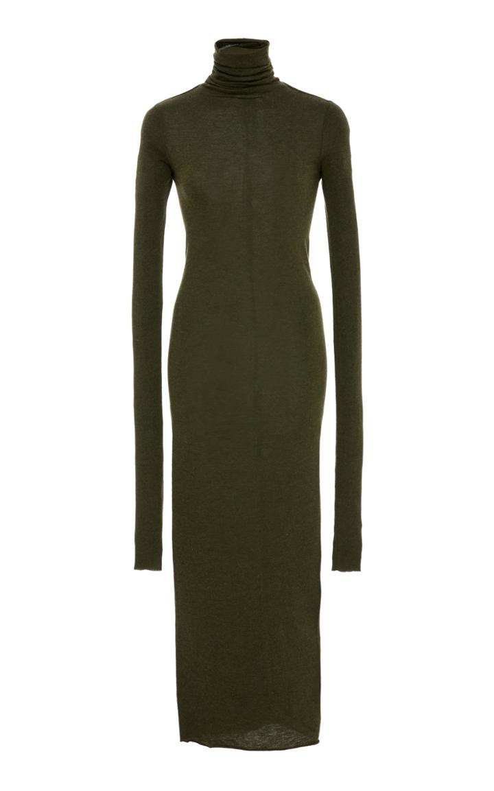 Rick Owens Lilies Turtleneck Midi Dress
