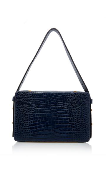 Lutz Morris Myke Embossed Croco Shoulder Bag