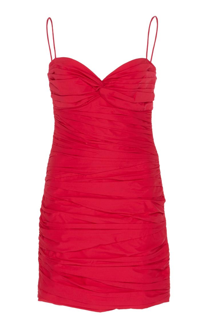 Zeynep Aray Knotted Cotton Mini Dress